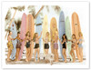 Hawaiian Surfer Girls - Poster by Himani