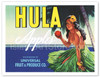 Hula Apples - Vintage Advertisement Poster