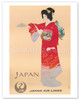 Japan Air Lines, Geisha - Poster by Mitsumura