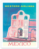 Western Airlines: Mexico - Poster by Will Grant