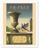 France - Pays de Châteaux (Country of Castles) - Poster by Jean Picart Le Doux