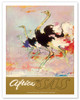 Africa - African Ostriches - SAS Scandinavian Airlines System - Poster by Otto Nielsen