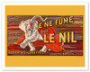 I Only Smoke Le Nil - Cigarette Papers - Joseph Bardou and Sons - Poster by Leonetto Cappiello
