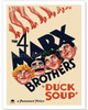 The 4 Marx Brothers in Duck Soup - Vintage Movie Poster