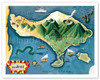 Map of Bali, Indonesia - Tanáh (Tanah) Lot Balinese Temple