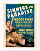Sinners in Paradise - Starring Madge Evans, John Boles - Universal Pictures - Vintage Movie Poster