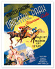 Havana, Cuba - Winter Horse Racing, Oriental Park - Gran Casino Nacional 1939 - Vintage Travel Poster