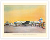 Belgian Congo Inaugural Service - Douglas DC-4 - Pan American World Airways - c. 1946 - Poster by John T. McCoy