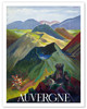Auvergne Castle - France - SNCF (French National Railway Company) - Poster by André Giroux