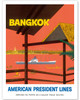 Bangkok Thailand - American President Lines - Poster by John Russell Clift