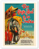 A Real Journey To India - Queen Elizabeth's trip through India, Pakistan, Nepal and Persia - Vintage Movie Film Poster