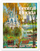 Central Florida - Orlando - Walt Disney World Resort - Delta Air Lines - Poster by Jack Laycox