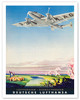Fast Air Transport (Luftverkehr Schnellverkehr) - Deutsche Lufthansa - German Airways - c. 1932 - Poster by Carl Wendl