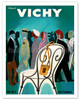Vichy, France - Resorts and Spas - May through October (Mai-Octobre) - Poster by Bernard Villemot