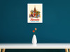 Russia - Pan American World Airways - Saint Basil's Cathedral, Moscow - Onion Domes