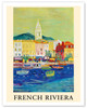 French Riviera - Port of Saint Tropez - SNCF (French National Railway Company) - Poster by Roger Bezombes