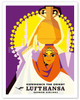 Experience the Orient - Lufthansa German Airlines - Poster by Hans Rott
