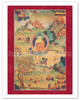 Jataka - Tales Of The Shakyamuni Buddha - Vintage Tibetan Thangka Buddhist Painting