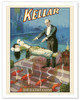 Kellar - Levitation of Princess Karnac - c. 1900 - Vintage Theatrical Poster