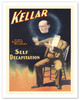 Magician Harry Kellar - In His Latest Mystery - Self Decapitation - c. 1897 - Vintage Magic Poster