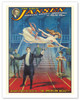 The Great Jansen - America’s Greatest Transformist - The American Beauty - c. 1920 - Vintage Magic Poster
