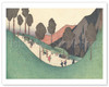 Ashida Station - from Sixty-nine Stations of Kiso Road - c. 1800's - Poster by Hiroshige, Eisen