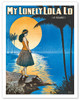 My Lonely Lola Lo (in Hawaii) - Hula Girl - Joe Morris Music Co. - c. 1916