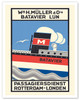 Batavier Line - Passenger Service Rotterdam to London - c. 1928 - Poster by Cornelis Claussen