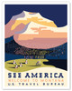 Welcome to Montana, See America - U.S. Travel Bureau - c. 1936 - Poster by Richard Halls