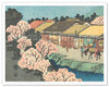 Moriyama Station - from Sixty-nine Stations of Kiso Road - c. 1800's - Poster by Hiroshige, Eisen
