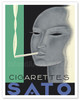 Sato Cigarettes - Swedish Smokes - c. 1933 - Vintage Advertisement Poster