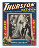 Thurston the Great Magician - Ghosts Spirits Do They Come Back - c. 1916 - Vintage Magic Poster