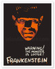 Frankenstein - Warning The Monster Is Loose - c. 1927 - Poster by Karoly Grosz