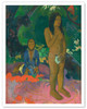 Parau na te Varua ino (Words of the Evil Spirit) - c. 1892 - Poster by Paul Gauguin