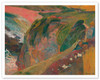 The Flageolet (Flute) Player on the Cliff - Le Pouldu, France - c. 1889 - Poster by Paul Gauguin