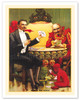 Alexander Fredrik the Great - Beats the Devil - c. 1915 - Vintage Magic Poster