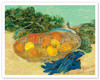Still Life of Oranges and Lemons with Blue Gloves - c. 1889 - Poster by Vincent van Gogh
