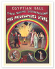 The Philosopher’s Stone - Nevil Maskelyne’s Magical Romance - at the Egyptian Hall - c. 1902 - Vintage Magic Poster