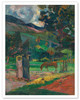 Tahitian Landscape - c. 1892 - Poster by Paul Gauguin