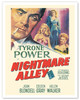 Nightmare Alley - Starring Tyrone Power - c. 1947 - Vintage Film Noir Movie Poster
