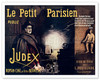 Le Petit Parisien publishes Judex - Serialized Crime Novel and Film - c. 1916 - Poster by Leonetto Cappiello