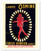 Lampe Osmine - Fabius Henrion Electrical Company - c. 1910 - Poster by Leonetto Cappiello
