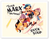 Duck Soup - Starring the Four Marx Brothers - Groucho Harpo Chico Zeppo - c. 1933 - Vintage Film Movie Poster
