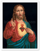 Sacred Heart of Jesus - c. 1880 - Vintage Religious Art