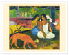 Arearea - Joyousness (Joyeusetés) - c. 1892 - Poster by Paul Gauguin