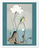 Kingfisher with Lotus Flower - c. 1900 - Poster by Ohara Koson