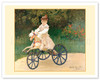 Jean Monet on His Hobby Horse - c. 1872 - Poster by Claude Monet