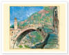 Bridge at Dolceacqua Italy - c. 1884 - Poster by Claude Monet