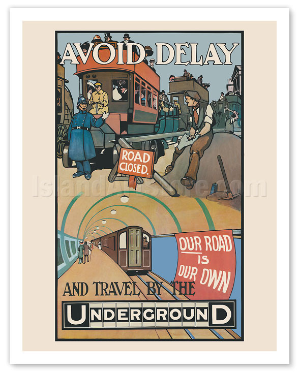 Avoid Delay and Travel by the London Underground (The Tube) - c