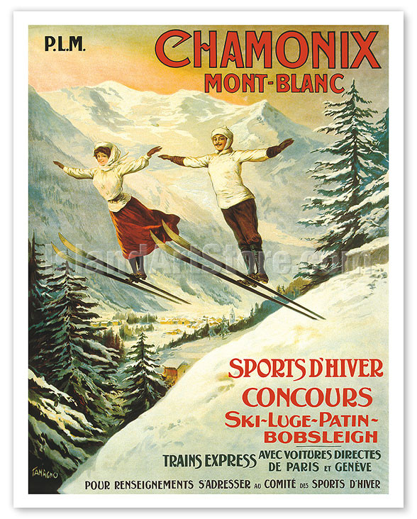 Chamonix Mont-Blanc, France - Winter Sports Competition - P.L.M. Chamonix Mont-Blanc, France - Winter Sports Competition - P.L.M.